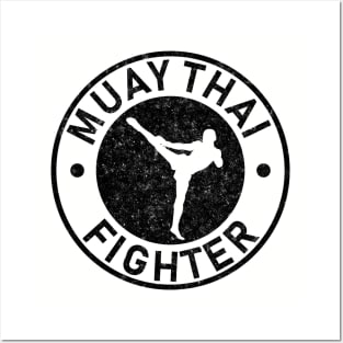 Muay Thai fighter Posters and Art